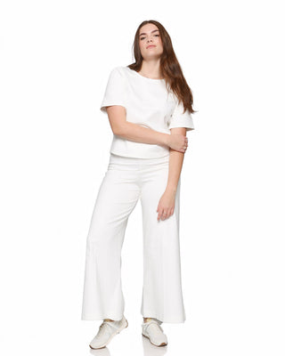 Ripley Rader Cropped Ponte Knit Wide Leg Pant