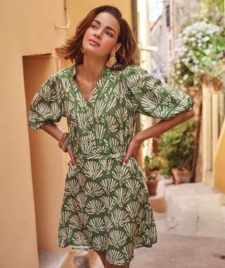 Dress Tropical Print