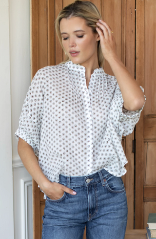 Mandarin Collar Top