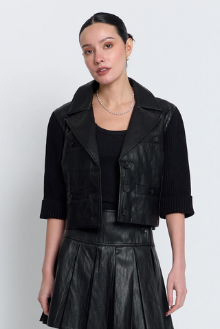 Quinn Cropped Vegan X Sweater JKT