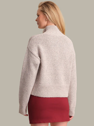 Boxy Snap Front Henley