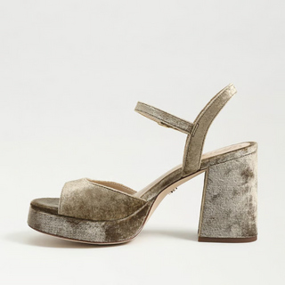 Fleur Sandal Velvet Mushroom