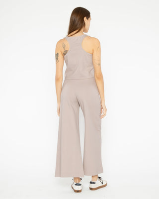 Ponte Knit Wide Leg Pant Clay