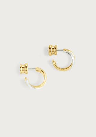 Farrier Triple  Huggie Hoop Earrings