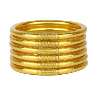 Gold All Weather Bangles Set of 6
