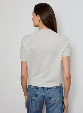 Vneck Cardi Short Sleeve