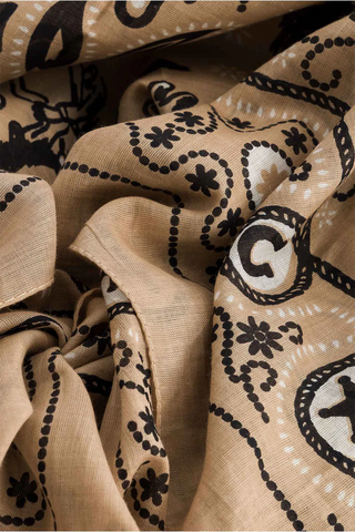 Cotton Scarf Far West Natural