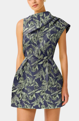 Luella Asymmetric Mini Dress