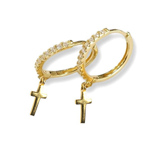 Tiny Cross Huggies