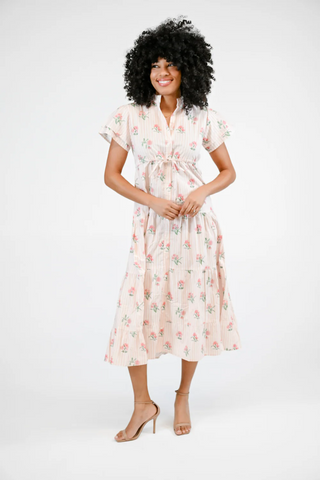 Hurley Dress, Garden Stripes