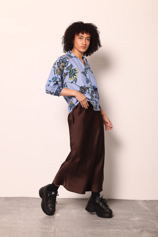 Elsa Blouse Periwinkle Mosaics