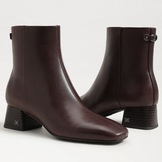 Paige, Spiced Pecan Ankle Leather Bootie