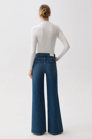 Vivian Mid Rise Wide Leg