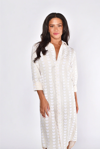 White Hearts Midi