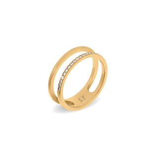 Tarryn Double Ring - Gold