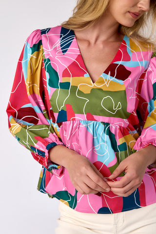 Eleanor Top Floral Whimsy
