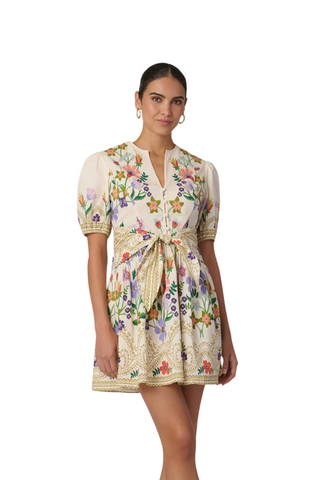 Tinsley Dress Lilac Tangerine Sand