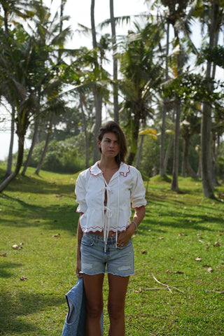 Ana Tie Blouse
