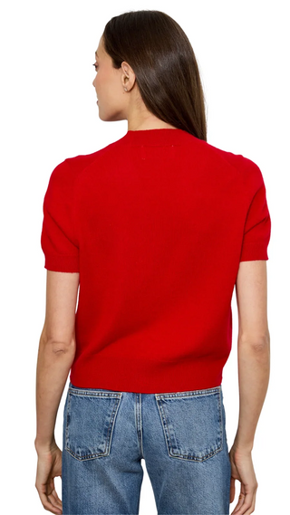 Vneck Cardi Short Sleeve