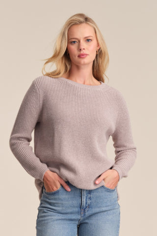 Emma Crewneck Shaker Sweater