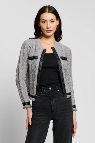 Kara Cable Turnlock Cardigan