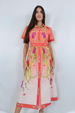 Chelsea Shirtdress Hyacinth Pink Ombre