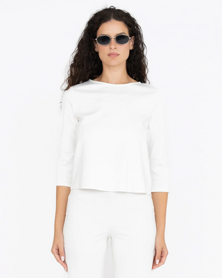 Ponte Knit 3/4 Sleeve Top