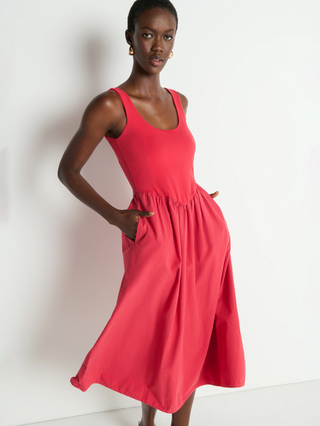 Fiona Dress Heartbeat Red
