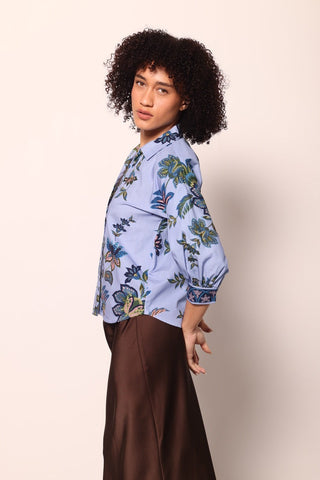 Elsa Blouse Periwinkle Mosaics