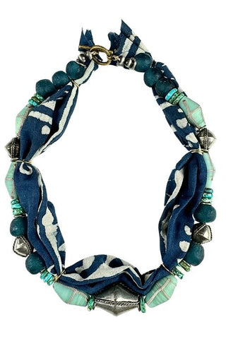 Beaded Bandana Necklace