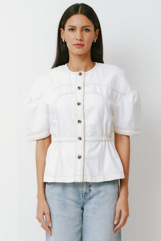 Zaha Top White