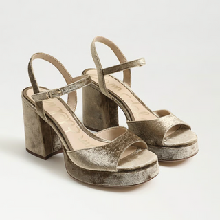 Fleur Sandal Velvet Mushroom
