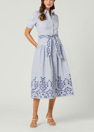 Finley Dress Light Blue/Navy