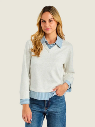 Biana Mixed Media Top