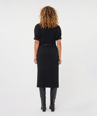 Dress Long Knit Black