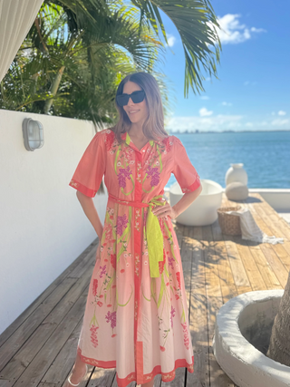 Chelsea Shirtdress Hyacinth Pink Ombre