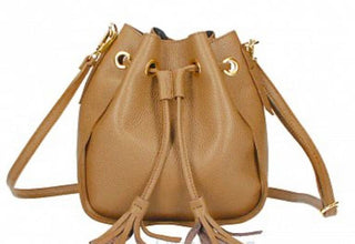 Drawstring Bucket Camel