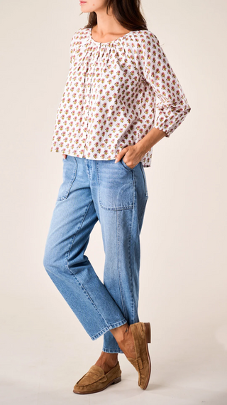 Sophie Top - Faded Rose Daisy