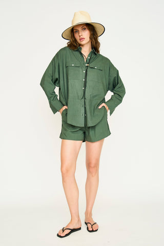 Kyoto Shirt in Kelp