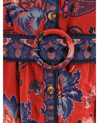 Luang Red Mini Dress