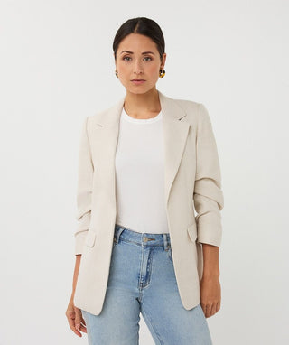 Blazer Linen Sand