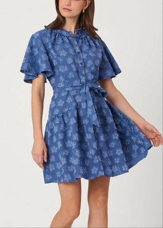 Lynn Dress Steel Blue