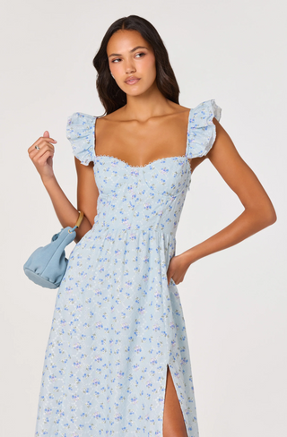 Wedelia Dress Blue Floral