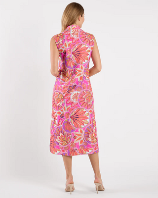 KRISTEN MAXI STAINED GLASS HOT PINK GOLD