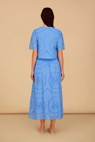 Georgia Skirt, Azul Lace