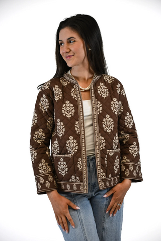 Sylvie Jacket | Toffee Bloom