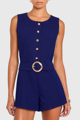 Fontaine Romper - Navy
