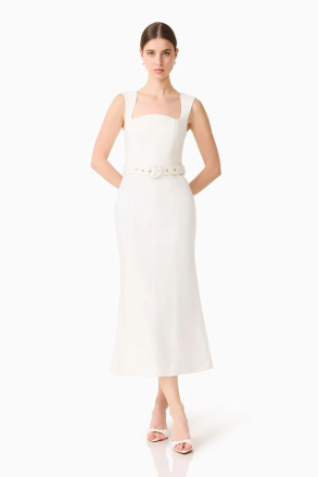 Nydia Fit and Flare Maxi Dress