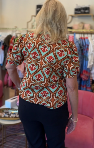 Kai Top Geo Mint