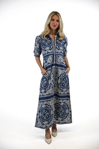 Paloma | Royal Flora Dress